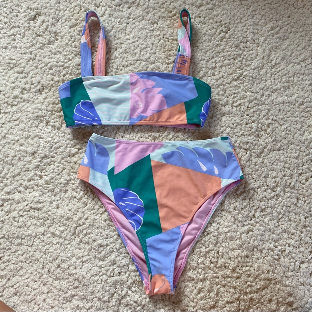 Forever21 High-Waisted Swimsuit